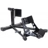 BIKETEC PRO UNIVERZALNY STOJAN STOJAN Z Držiakom predného kolesa DO TRANSPORTU MOTOCYKELA (S Kolískou) WHEEL CHOCK FARBA ČIERNA