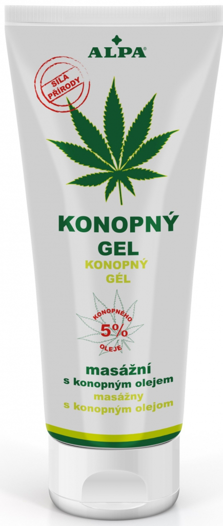 Alpa konopný masážny gél 100 ml