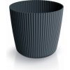 PROSPERPLAST Květináč MILLY ROUND 19,6 cm, antracit