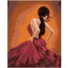 Diamantové maľovanie - TANEČNICA TANCUJÚCA FLAMENCO Rámovanie: bez rámu a bez vypnutia plátna, Rozmer: 40x50 cm