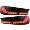 KITT Full LED Taillights suitable for BMW 3 Series G20 G28 M3 G80 Sedan (2018-2022) Red Smoke with Dynamic Sequential Turning Light