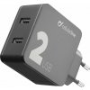 Cellular Line Cellularline Multi-Power 2 domácí nabíječka 2x USB 12W + 12W, černá