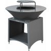 Strend Pro Grill Gril Strend Pro Fiesta, prevedenie antracit, oceľ priemer 100 cm, s ohniskom