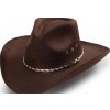 Stars & Stripes Klobúk mexický Kansas Stars & Stripes, hnedý Obvod hlavy: 54 cm