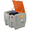 Mobilná plastová nádrž na naftu a AdBlue 440L + 50L, 12V