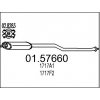 Stredný tlmič výfuku MTS 01.57660
