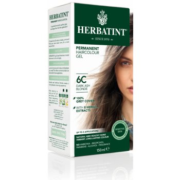 Herbatint permanentná farba na vlasy tmavá popolavá blond 6C 150 ml