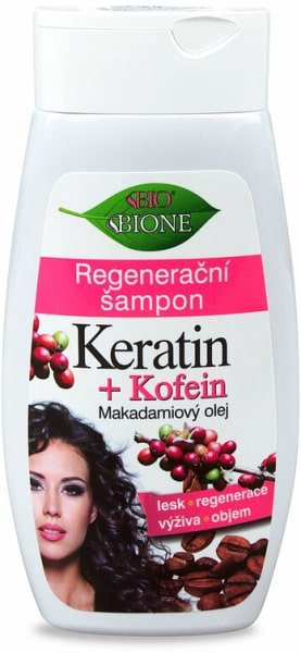 Bione Cosmetisc BIO Keratin +Kofeín Regeneračný šampón 260 ml