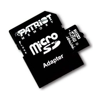 Patriot microSDHC 16GB LX Series class 10 + adapter PSF16GMCSDHC10