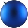 DECOLED Veľká vianočná guľa 20 cm, modrá matná, UV, plast, vonkajšia