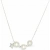 Tiniana Stříbrný náhrdelník s pravou říční perlou s hvězdou