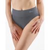 GINA Dámske bezšvové nohavičky Eco Bamboo so širokým bokom | 00039P - tm. šedá, M/L