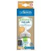 Dr. Brown´s Options+ 150 ml Wideneck anticolic sklenená biela so silikónovým cumľom level1 1x1 ks