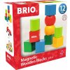 Brio Magnetické drevené kocky