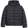 Detská zimná bunda 4F Down Jacket U0704 Detská veľkosť: 152 / Farba: čierna
