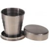Sklápací pohár na pitie 4 cl z nehrdzavejúcej ocele
