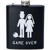 Ploskačka Game Over 210ml (darček na svadbu,pre žnícha,nevestu)