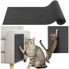 Samolepiaca podložka na škrabanie na sedačku pre mačku 100x30 svetlosivá škrabadlo