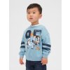 Baby mikina Gap & Disney z materiálu VintageSoft Modrá 3YRS Modrá Modrá