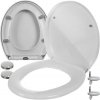 Home decoration Záchodová WC doska UNIVERSAL s tlmením / Biela