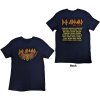 Def Leppard tričko Rock Of Ages Tour 2019 modré