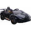 Lean Toys elektrické autíčko Lamborghini Huracan nelakované 2021 4x45W motor 12V45 AH batéria čierná
