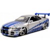 Jada Toys 253203044 Fast & Furious 2002 Nissan Skyline Model auta 1:24