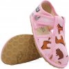 Detské flexi (barefoot) papuče RAK 100015-5 Farma ružová - veľ. 22