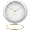 Dizajnové stolné hodiny 5833WH Karlsson 10,5cm