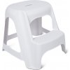 4Home Plastové stúpadlo, biela, 55 x 48 x 40 cm