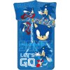 Jerry Fabrics obliečky Sonic Lets go Bavlna 140x200 70x90