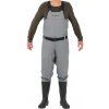 Trizand 25894 Brodiace nohavice s opaskom sivé
