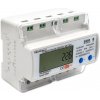 Digitálny elektromer Qoltec 50883 DIN 3-fázový 3x230/400V 100A WiFi (Tuya)