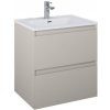 Elita Split skrinka 60x45.8x63.5 cm závesná kúpeľňová skrinka pod umývadlo béžová RE010600057020