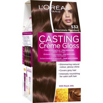 L'Oréal Casting Créme Gloss farba na vlasy 532 Čokoládová pralinka 180 ml  od 4,49 € - Heureka.sk