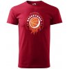 Sablio Tričko s potlačou ALLSTARS Basketball - červené 2XL