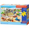 Castorland, Detské Puzzle Stavenisko, 60 ks