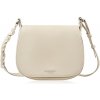 Paolo Peruzzi Dámska kožená taška cez rameno z hladkej kože | béžová KV-06-BG