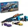 LEGO® City 60408 Kamión na prepravu áut so športiakmi