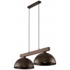 Závesné svietidlo TK 4507 OSLO hnedé tmavé drevo