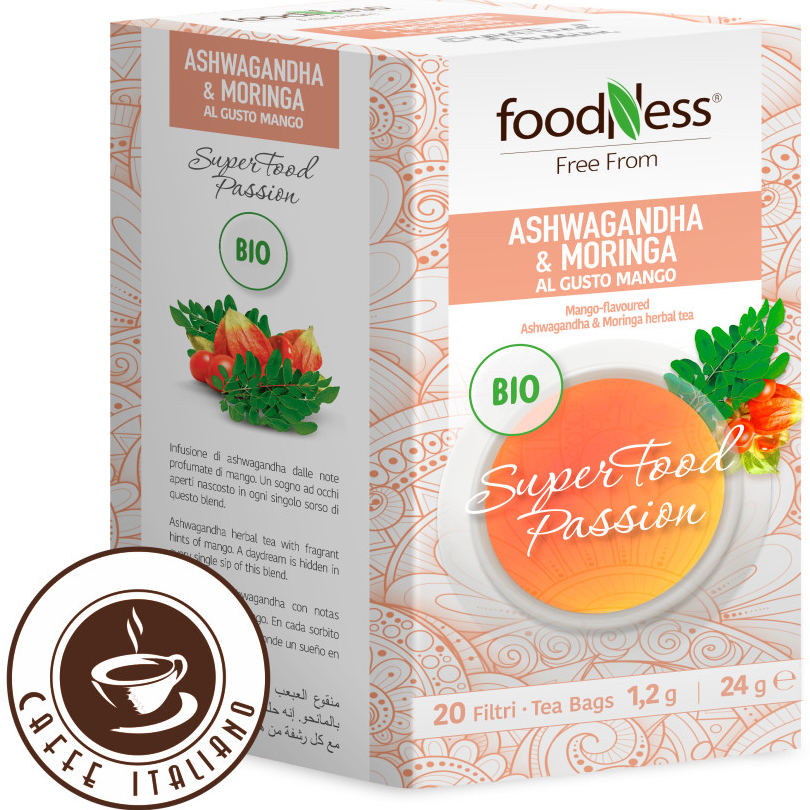Foodness BIO čaj Ashwagandha a Moringa 20 x 1,2 g od 5,3 € - Heureka.sk