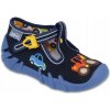 Befado detské papuče Sponky modré veľkosť 18