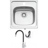 Teka STARBRIGHT 50 E-XN 1B X nerezová oceľ + Deante NEO LUNO BOC B720 nerezová oceľ