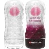 Pretty Love Black Hole Vacuum Cup Stimulation Ball Masturbator Clear-Pink