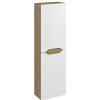 SAPHO - WAVE skrinka vysoká 40x140x20cm, ľavá/pravá, biela/dub cuneo WA250-3025