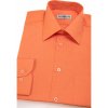 Pánska košeľa dlhý rukáv pomarančová - 194