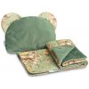 Sensillo Velvet Kočík Set SQUARE GREEN