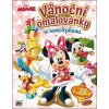Vianočné omaľovánky so samolepkami - Minnie