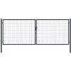 EKOfence Brána 2kr. SQUARE ZnPVC 4000x1500mm, antracit 13725