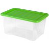 Plastový úložný box s vekom HEIDRUN Quasar 60l